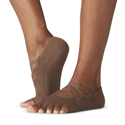 Toesox Women’s Elle Half Toe Grip Socks