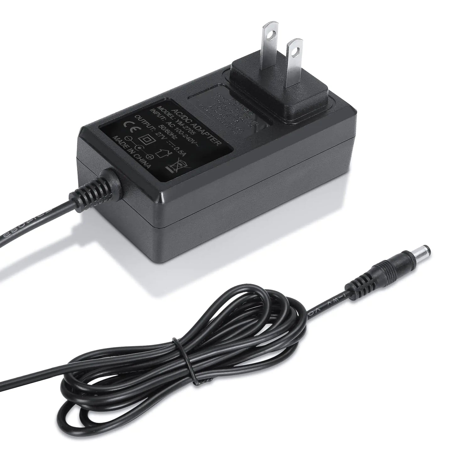 Massage Gun Charger Output: DC 27V 0.5A Cordless Massage Gun Power Supply