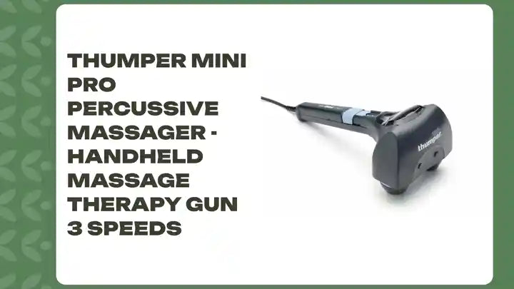 Thumper Mini Pro Percussive Massager -Handheld Massage Therapy Gun 3 speeds by@Outfy