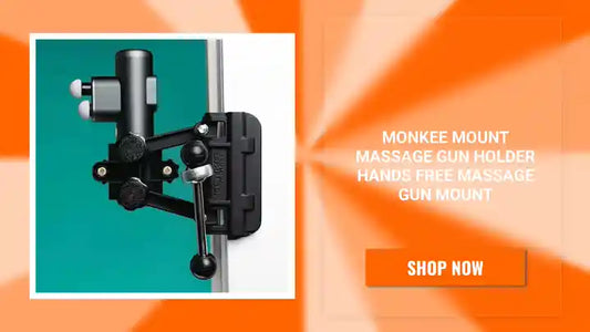 Monkee Mount Massage Gun Holder Hands Free Massage Gun Mount by@Outfy