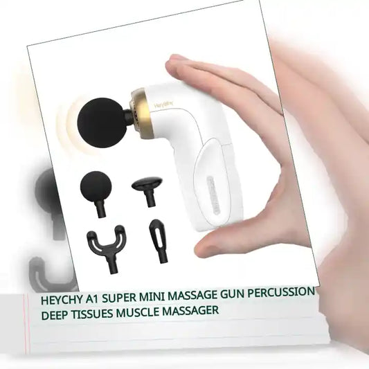 HEYCHY A1 Super Mini Massage Gun Percussion Deep Tissues Muscle Massager by@Outfy