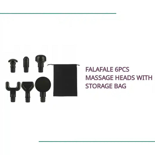 Falafale 6Pcs Massage Heads with Storage Bag by@Outfy