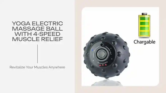Yoga Electric Massage Ball with 4-Speed Muscle Relief by@Outfy