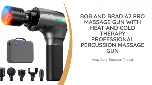 BOB AND BRAD A2 Pro Massage Gun with Heat and Cold Therapy Professional Percussion Massage Gun by@Outfy