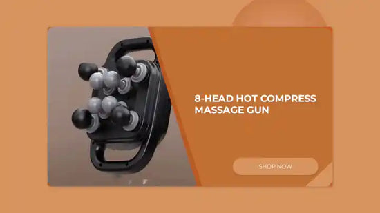 8-Head Hot Compress Massage Gun by@Outfy